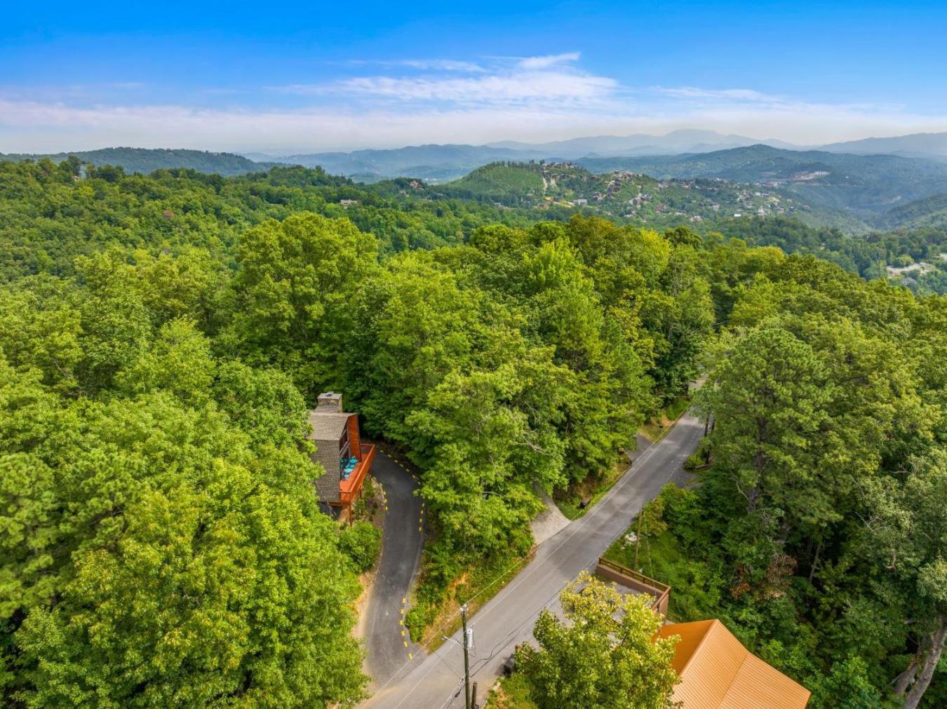 Treetops Chalet - 3Bd/2Bt Boutique Cabin W/Mt Leconte Views In 개틀린버그 외부 사진